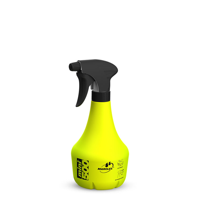 Compact Marolex Sprayer Mini 500ml with lightweight design and 650mL total capacity for easy handling and storage