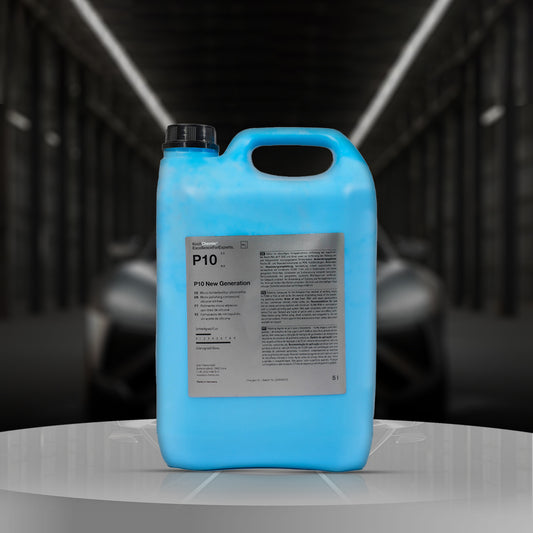 Koch Chemie P10 New Generation Micro Polishing Compound 5 Ltr, perfect for intermediate paintwork treatments with superior abrasion removal