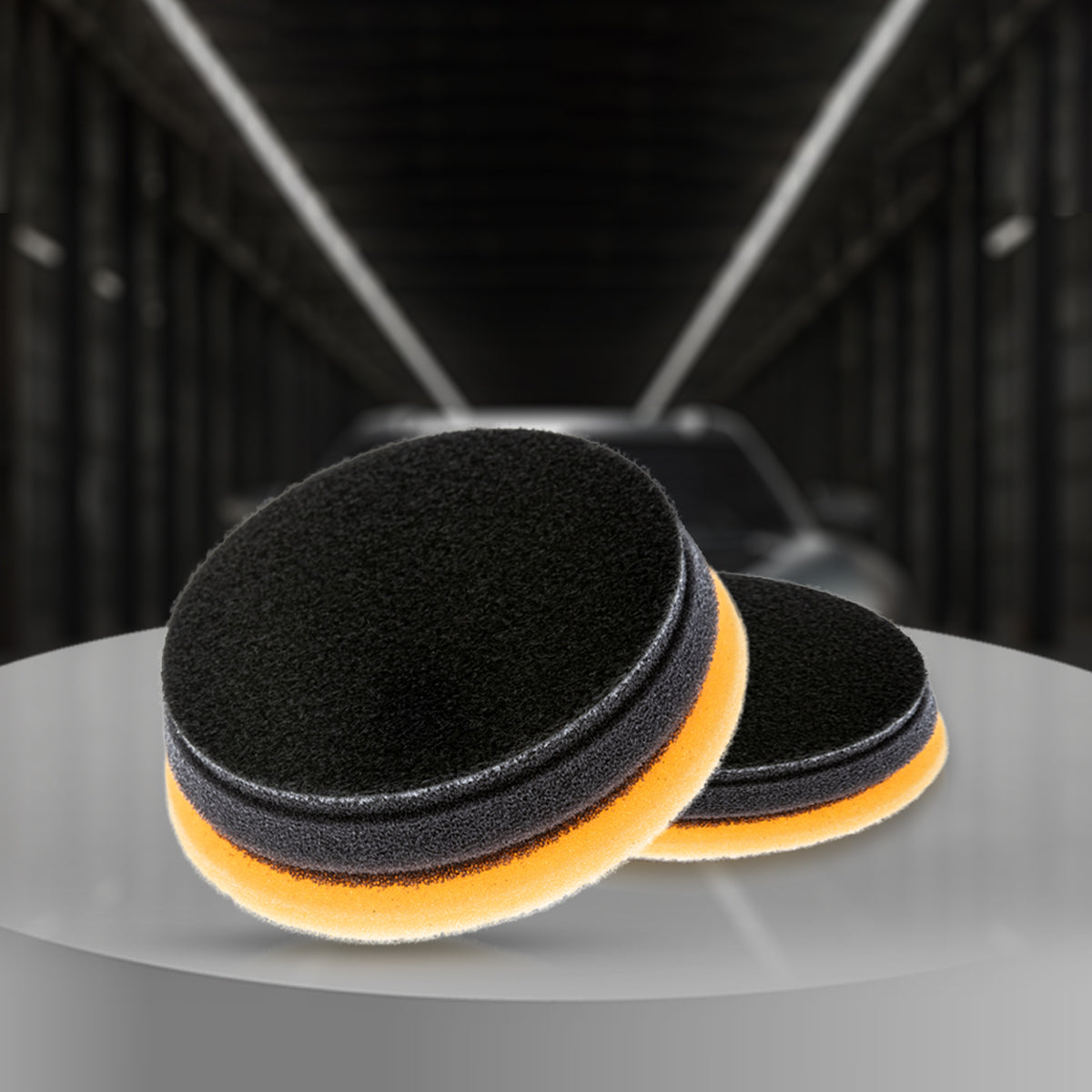 Koch Chemie Thermochrom Pad 76x23mm with color-changing feature for safe polishing and scratch removal.