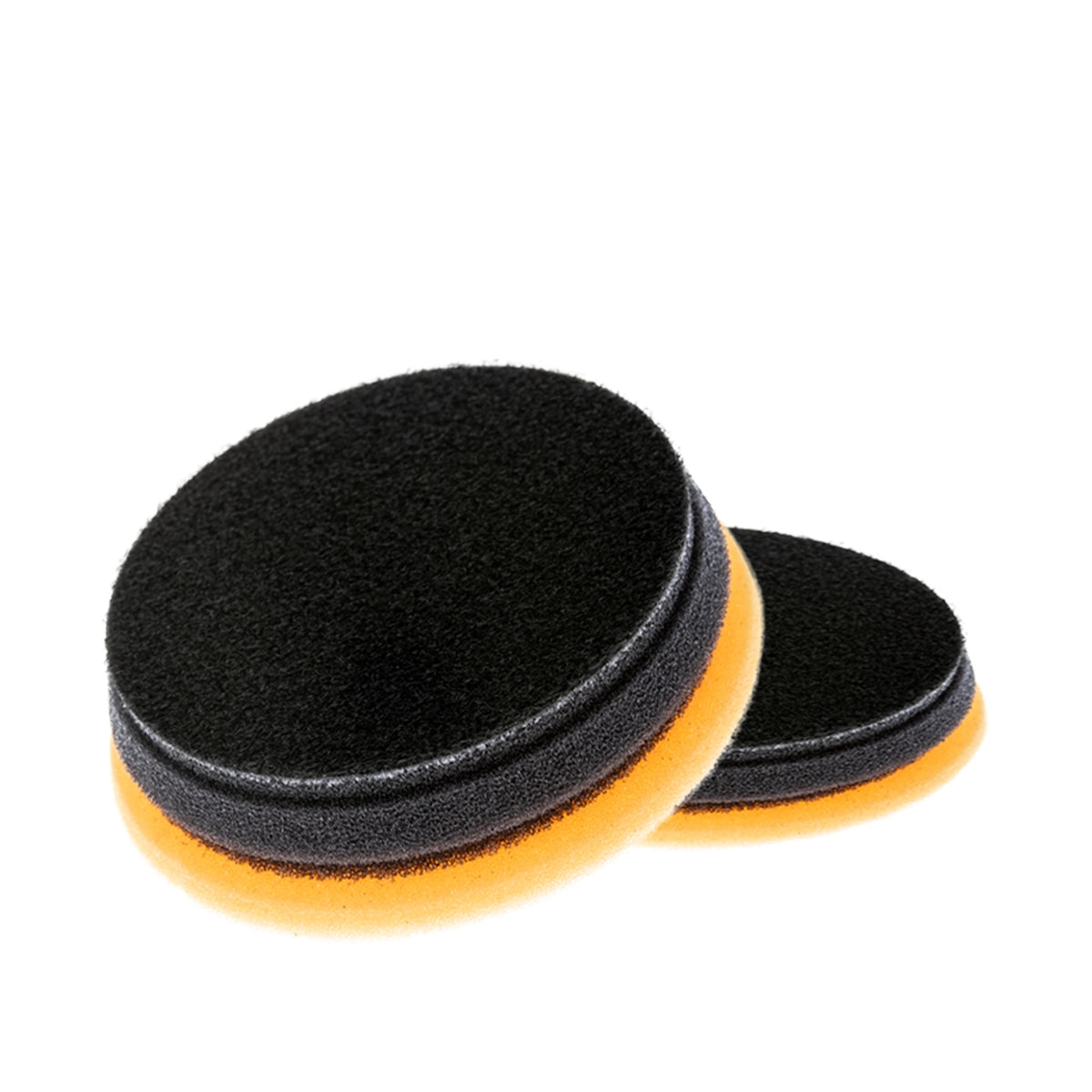 Thermochromic sponge pad by Koch Chemie for acrylic glass headlights, changing color at 45°C.