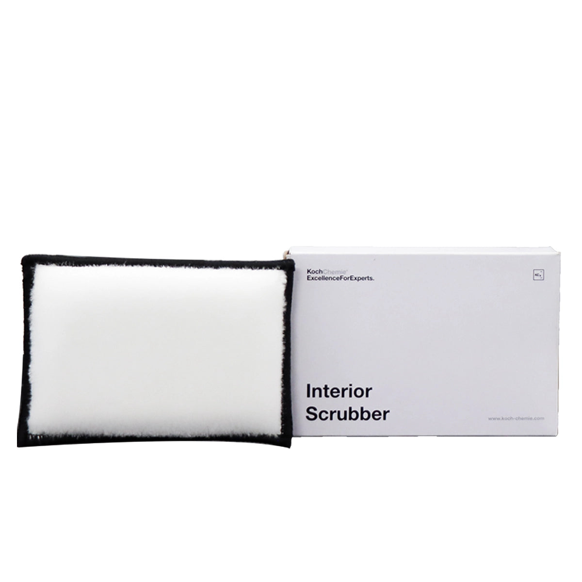 Koch Chemie Interior Scrubber, a versatile cleaning tool that easily tackles entrenched dirt and debris from various vehicle interiors.