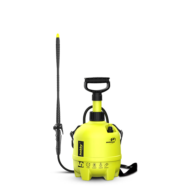 Durable Marolex Hobby 5L sprayer, lightweight design with a 5-year warranty.