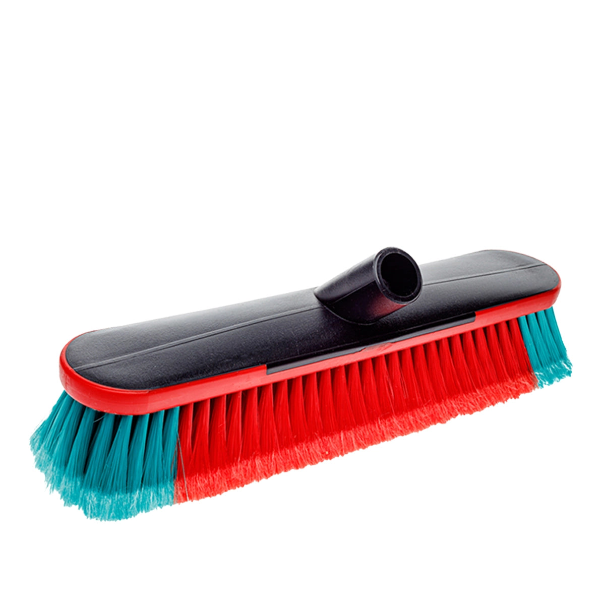 Durable truck washing brush with built-in water channel for professional car detailing and cleaning.