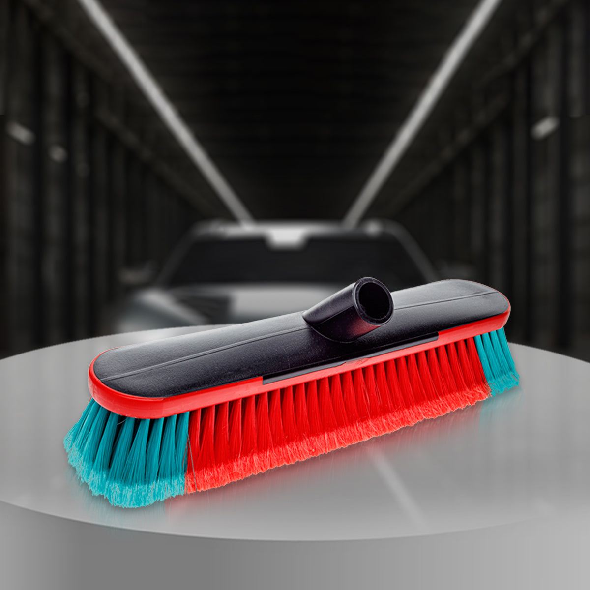 Koch Chemie Vikan Truck Washing Brush Big with water channel, large-sized brush ideal for cleaning huge surfaces effectively.