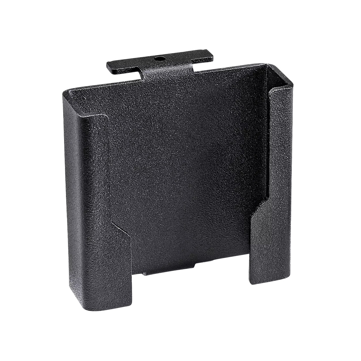 Durable Flex WHP Battery Hook, space-saving design, compatible with small and large wall holders for organized battery storage