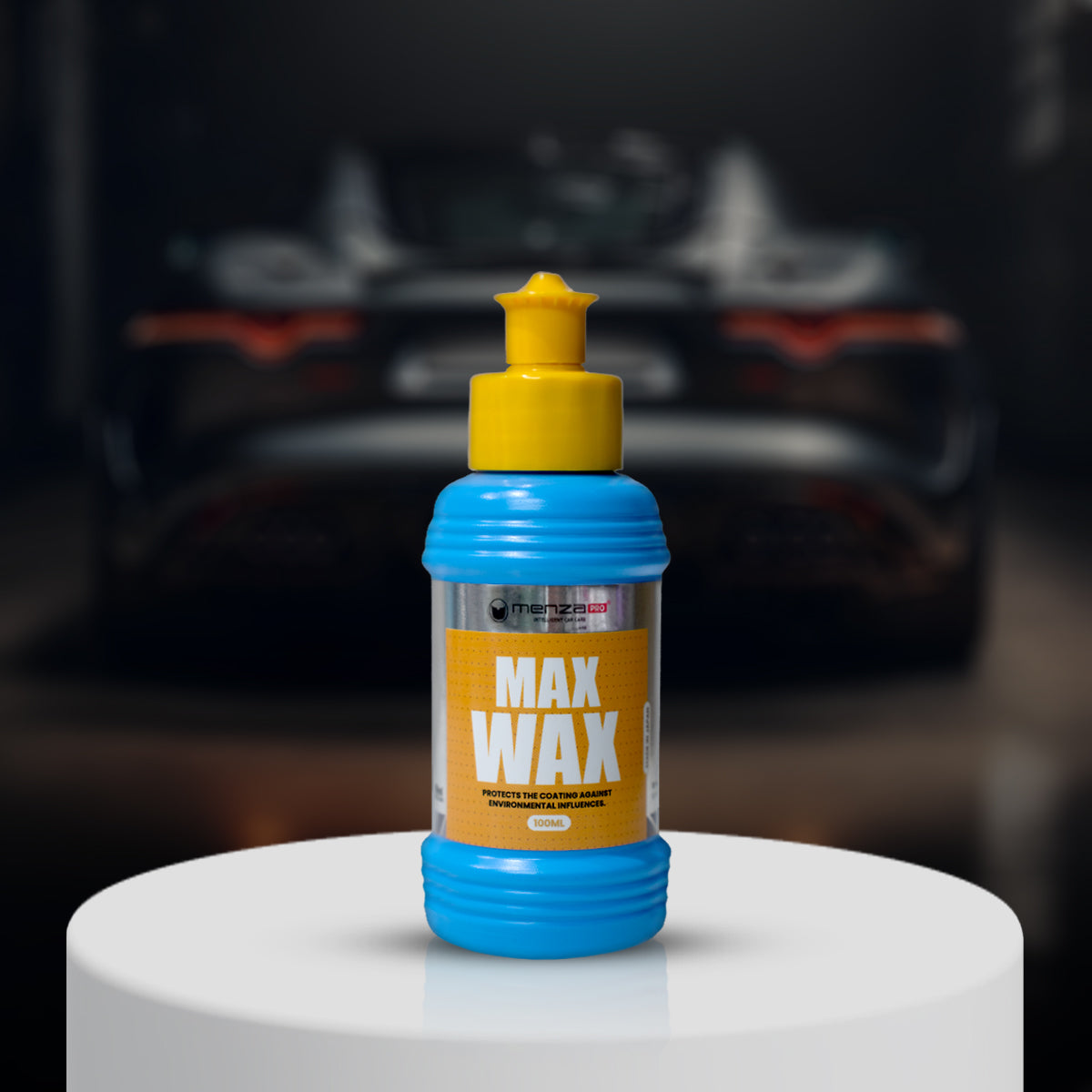 Menzapro Max Wax 100 ml liquid car wax with carnauba for enhanced shine and protection