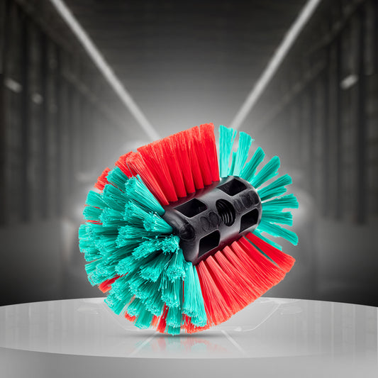 Koch Chemie Vikan Rim Brush Large for Trucks with water channel, designed for cleaning large vehicle rims efficiently.