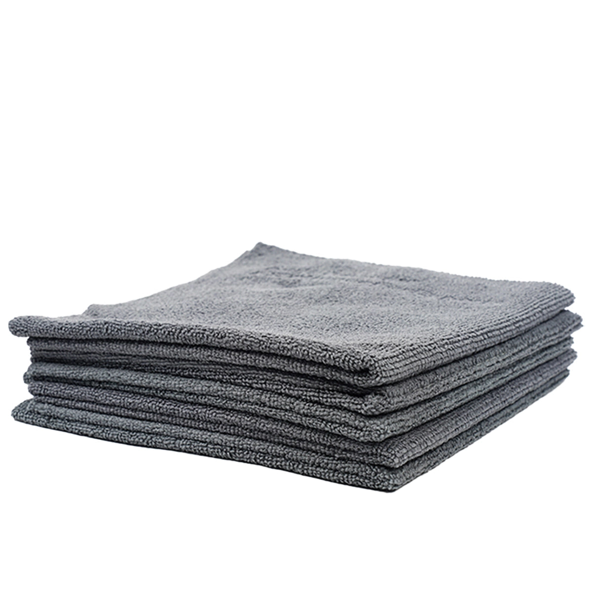 Professional-grade Koch Chemie Coating Towel in gray, 80% polyester, 20% polyamide, 300 GSM, perfect for detailing.