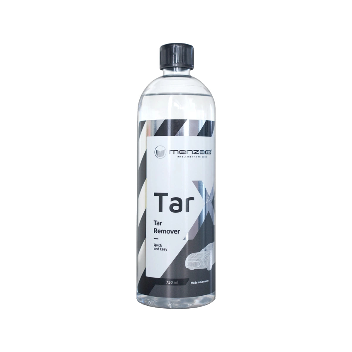 MenzaPro Tar Xtreme tar remover 750ml, powerful solvent-based cleaner for removing tar and bitumen from various surfaces.