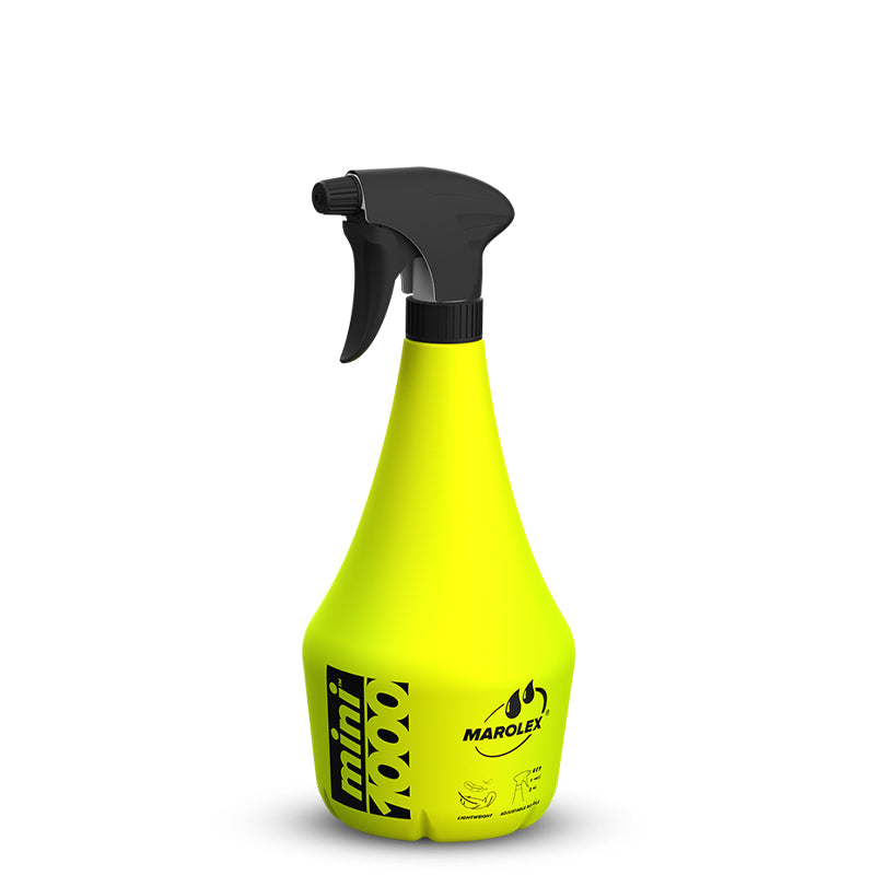 Lightweight Marolex Sprayer Mini 1000ml with a 1100ml total capacity and 1000ml working capacity.