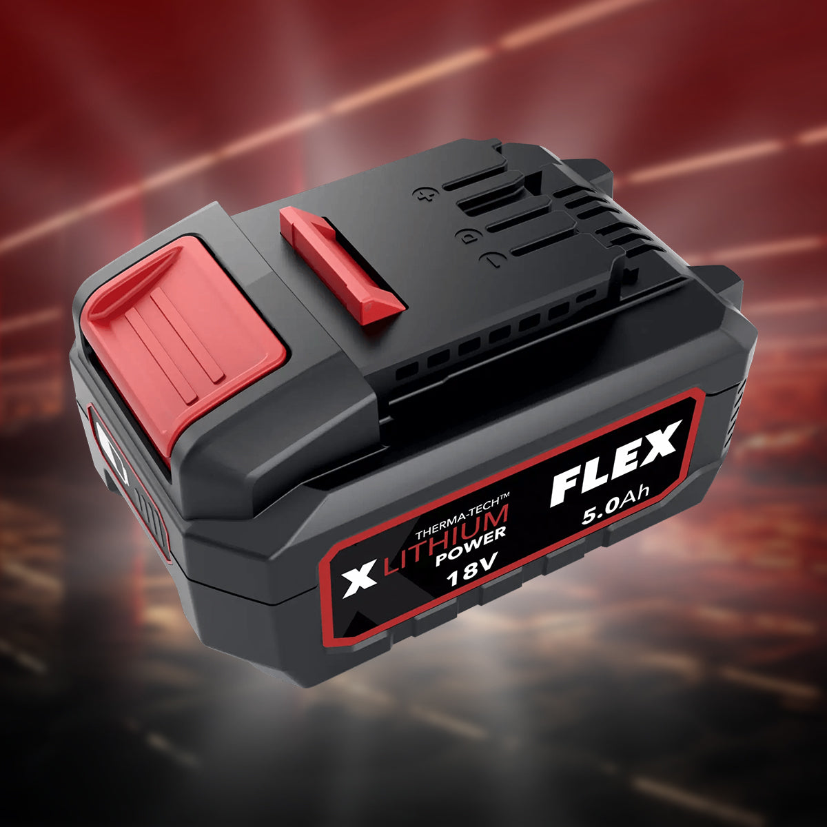 Flex AP 18.0/5.0 Li-Ion rechargeable battery pack, 18.0 V with 5.0 Ah capacity for extended use and high performance.