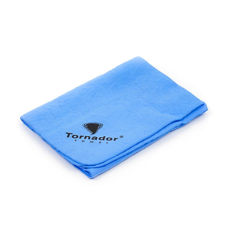 Durable Koch Chemie Tornado Towel with ultrasonic edge edging for professional car detailing.