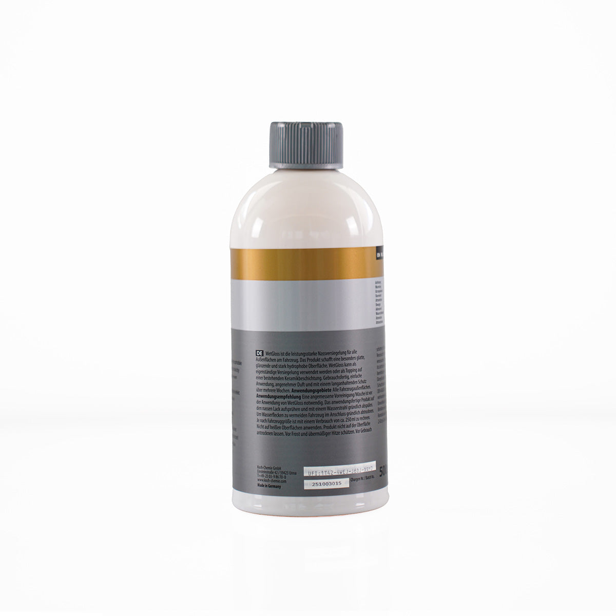 Koch Chemie WetGloss 500ml Paint Spray sealant in bottle on white background