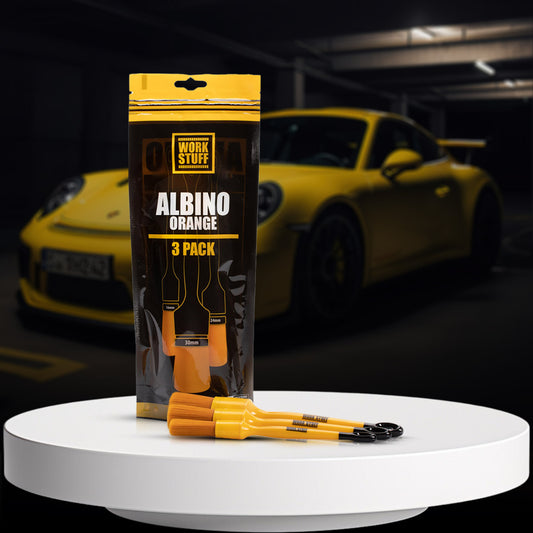 Work Stuff Detailing Brush Albino Orange 3 Pack
