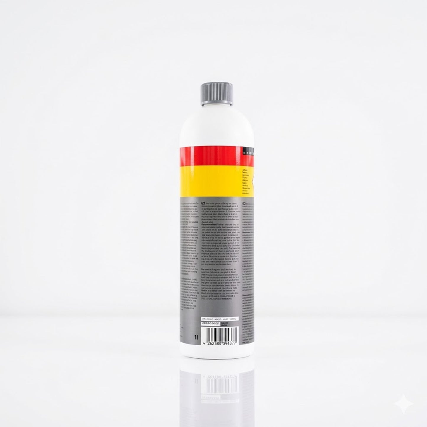 Koch Chemie Rapid Rinseless Wash 1L Car cleaner side left view on gray background