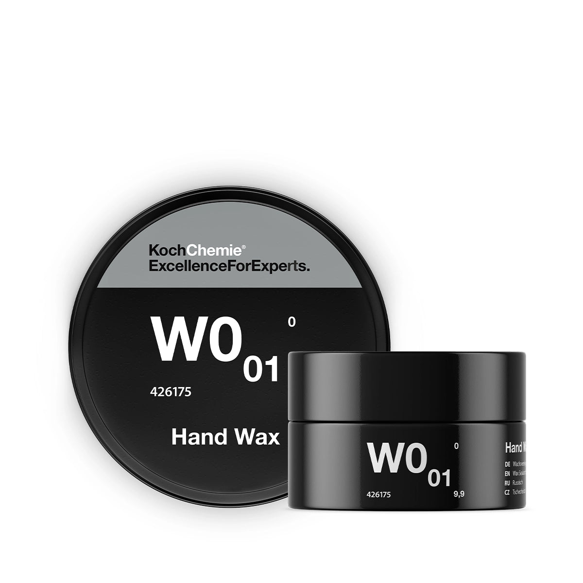 Koch Chemie Hand Wax W0.01 175ml, premium sealing wax for smooth, hydrophobic surfaces and long-lasting shine.