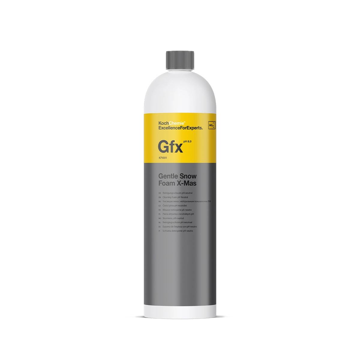 Koch Chemie Gentle Snow Foam X-Mas, pH-neutral foam with a Christmas scent, ideal for use with foam sprayers or handwashing.