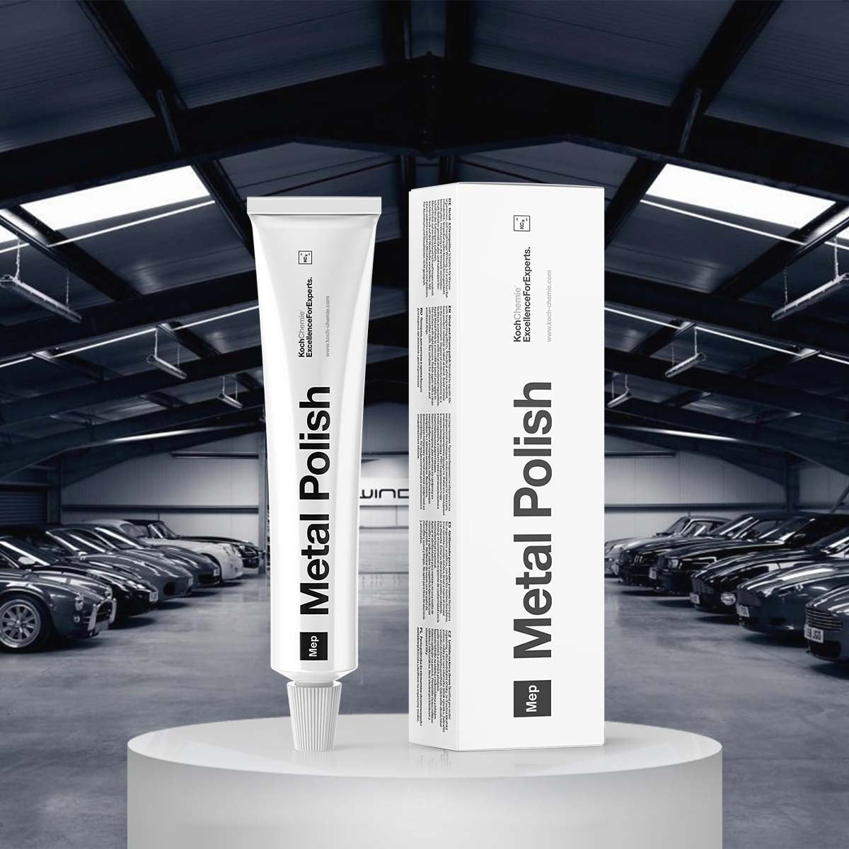 Koch Chemie Metal Polish 75ml for polishing all metal surfaces, removing rust and grime for a brilliant gloss.