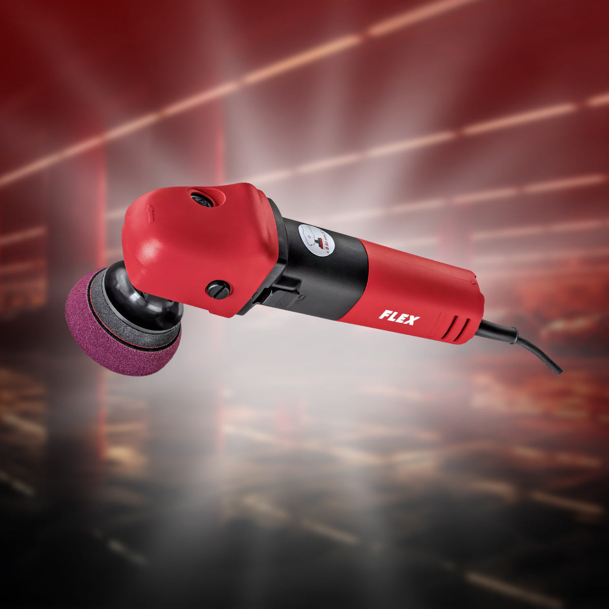 Flex PE 8-4 80 rotary polisher with 800W motor, ideal for small areas and curved panels