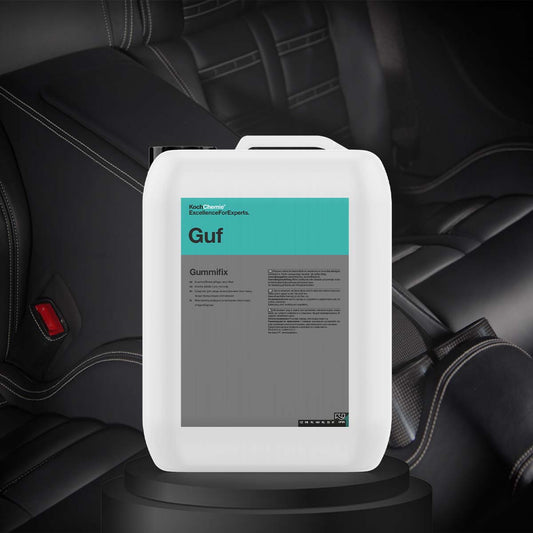 Koch Chemie Gummifix 10L silicone-free dashboard shine for natural rubber and plastic treatment.