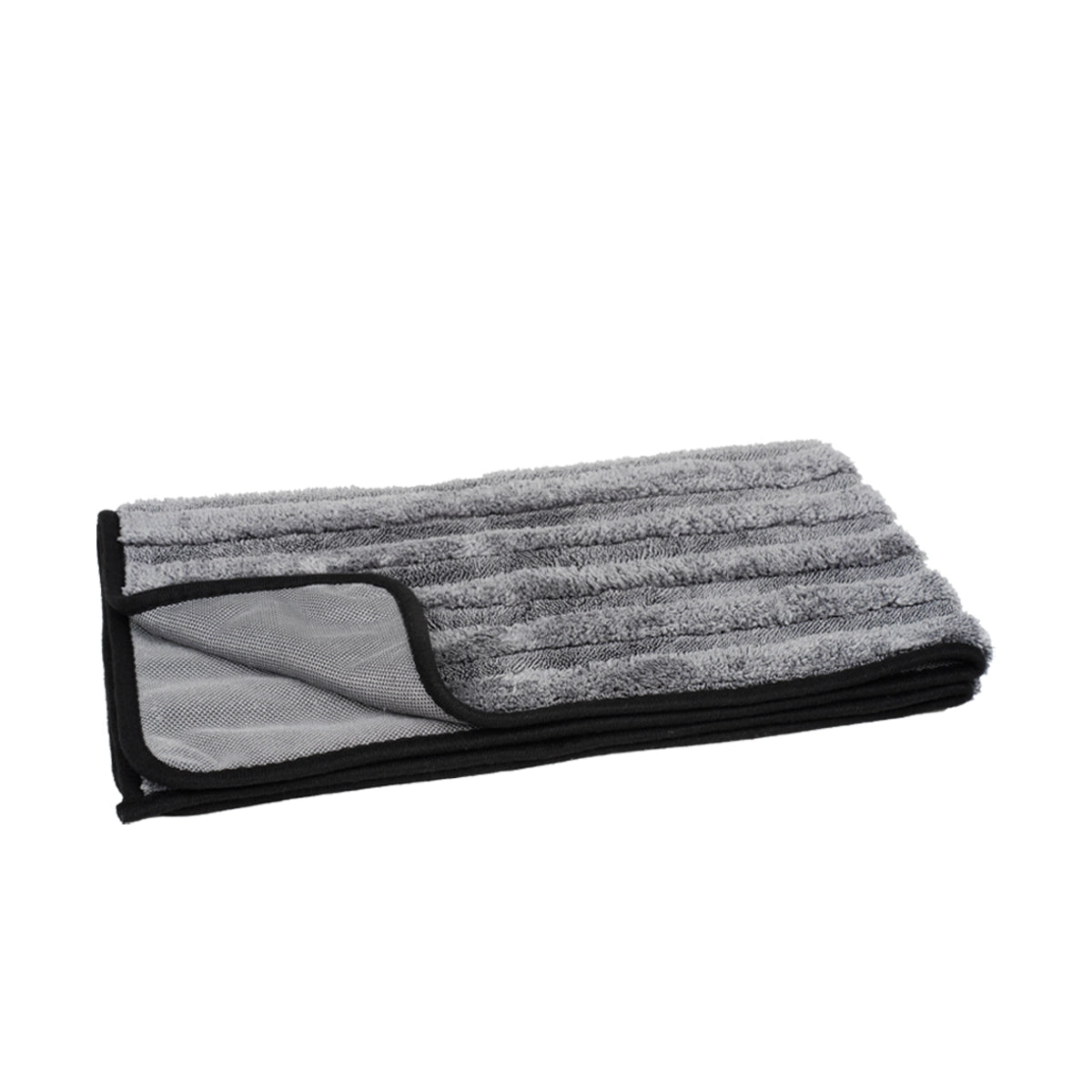 Poshlyf Chipmunk Extreme Drying Towel 600 GSM Grey with Border 80cm x 50cm