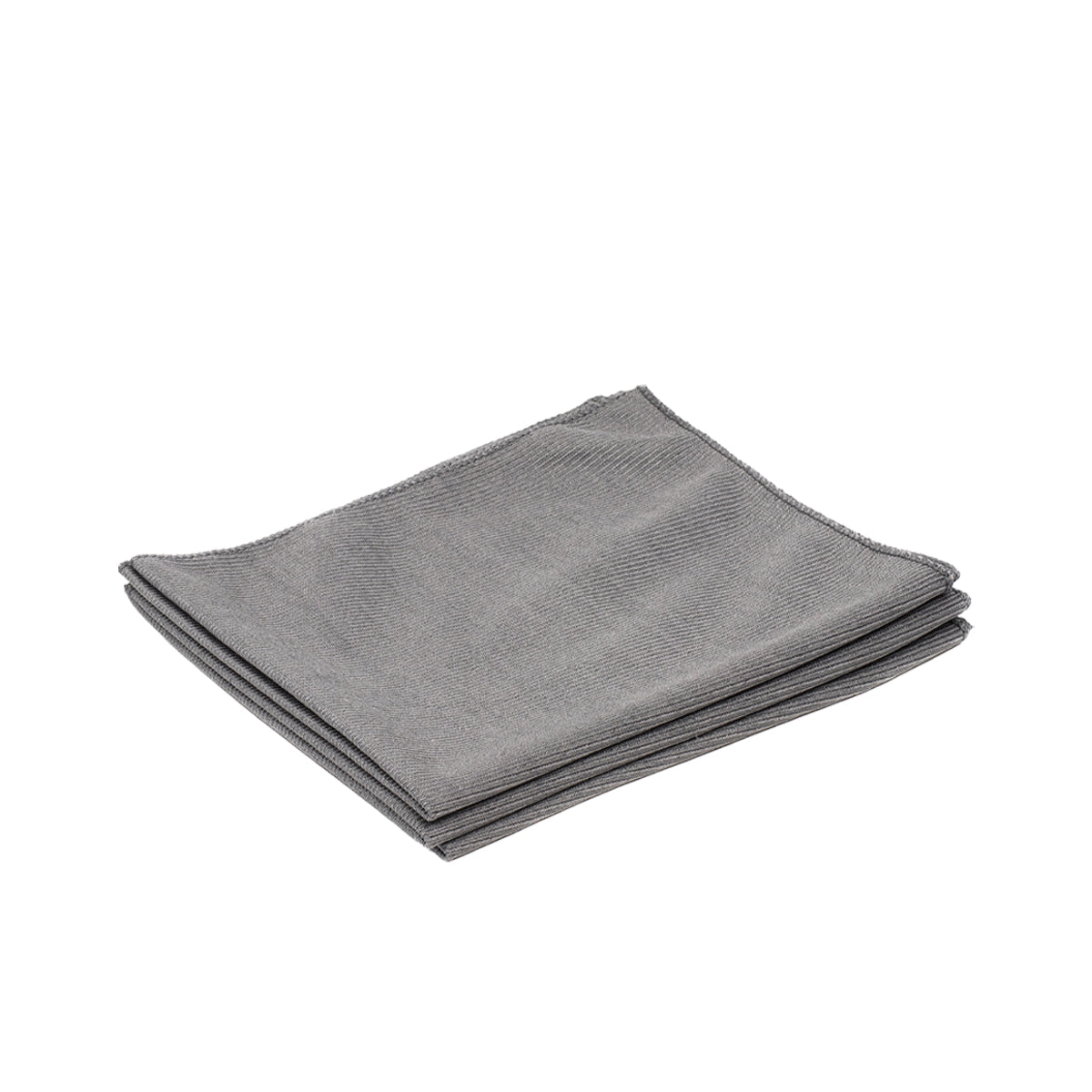 PoshLyf Microfiber Glass Cloth 35cm x 35cm Grey 250 GSM