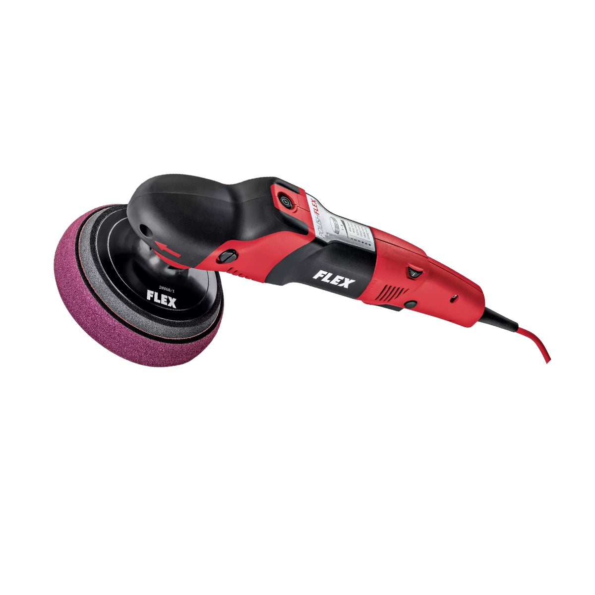 High-torque Flex PE 14-2 150 polisher with silent function and stainless steel gears for durability.