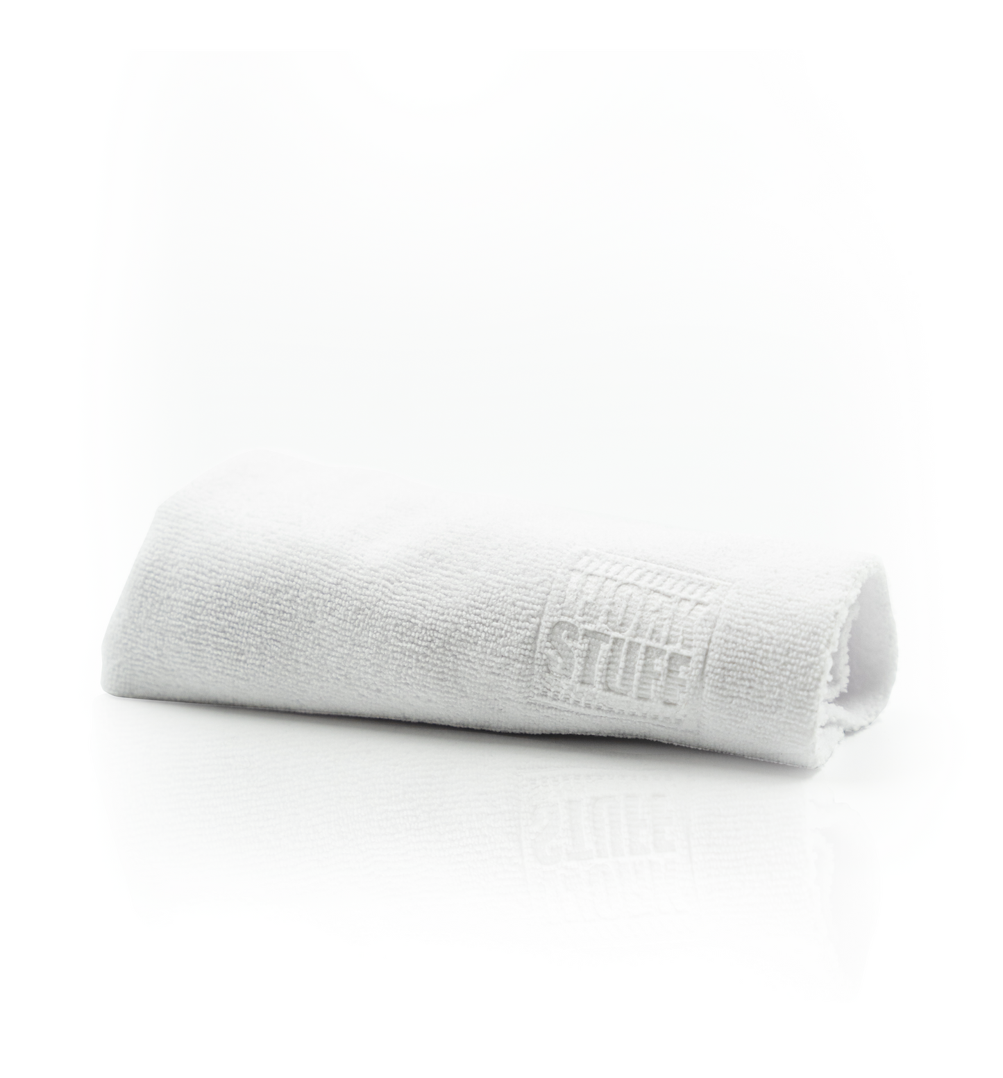 Work Stuff Gentleman Basic White Microfiber cloth only on white background