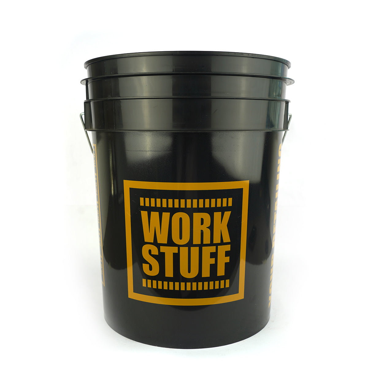 Work Stuff Detailing Bucket Black - Rinse + Separator Yellow