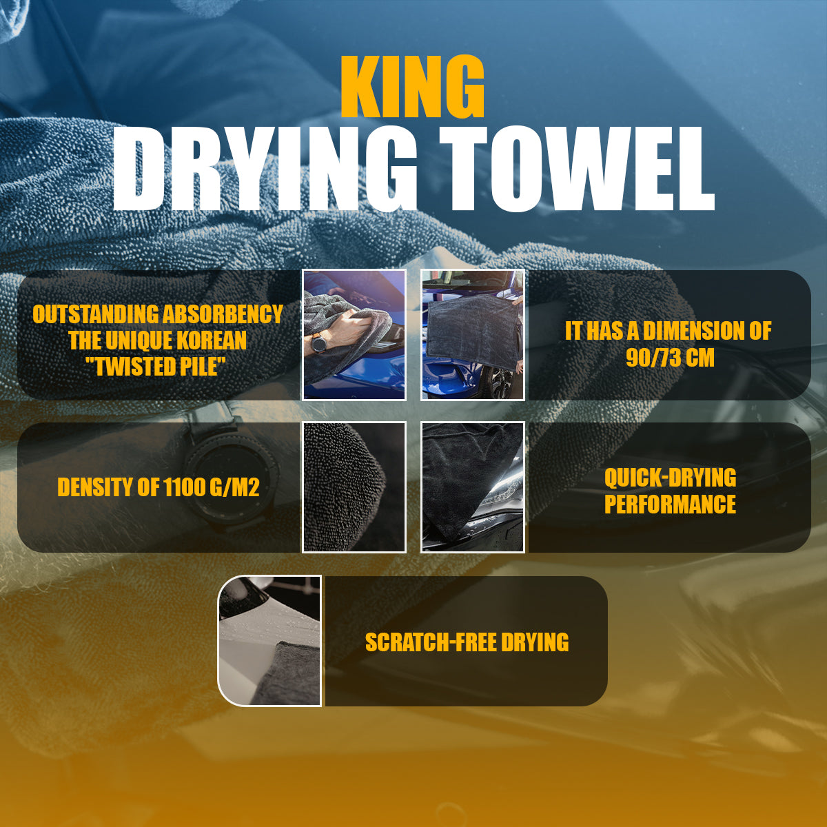 Work Stuff King Drying Towel