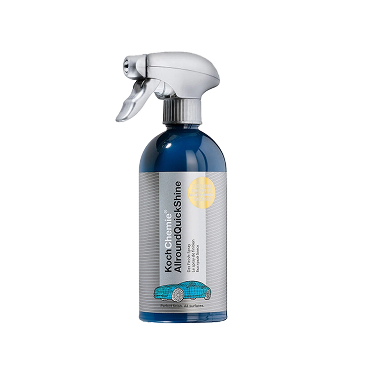 Koch Chemie Quick Shine 500ml rapid detailer for paintwork, glass, and plastic, providing a streak-free shine.