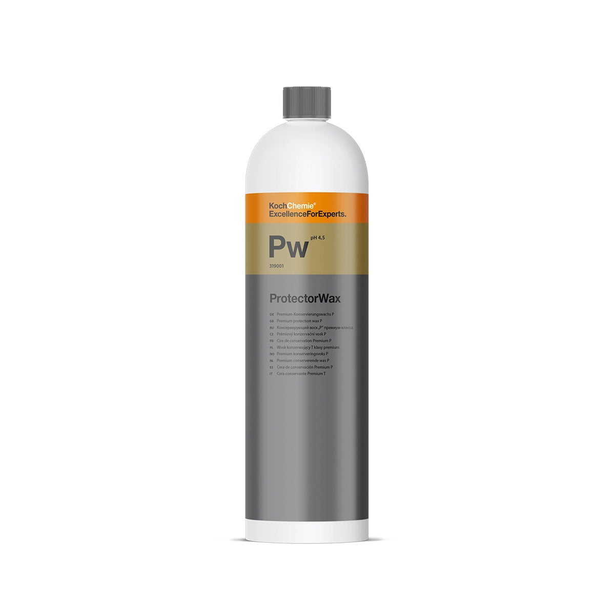 Koch Chemie Protector Wax 1 Litre, ideal for long-lasting weather protection and easy cleaning, enhancing your car’s shine.