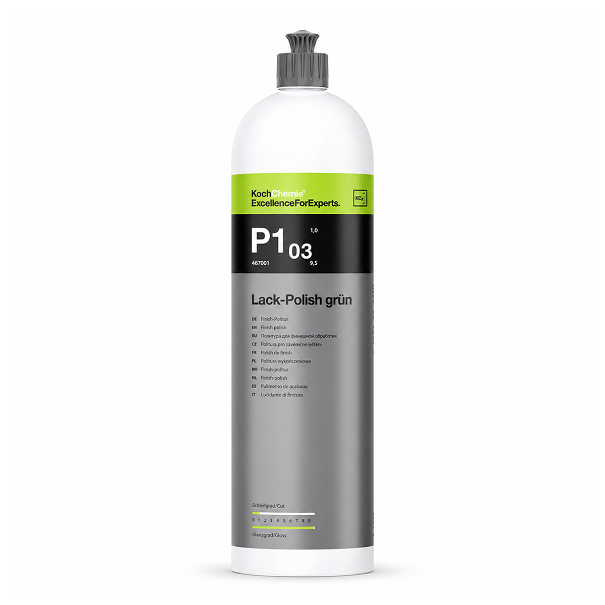 Koch Chemie Lack-Polish grün P1.03 Finish Polish 1 Litre