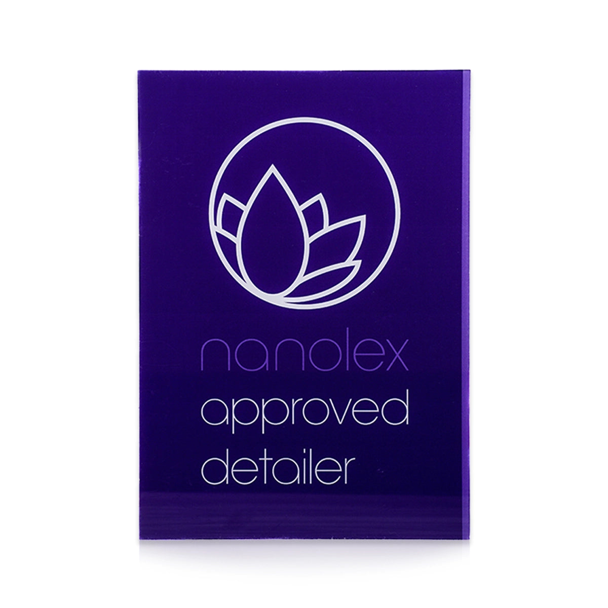 Nanolex Approved Detailer Sign