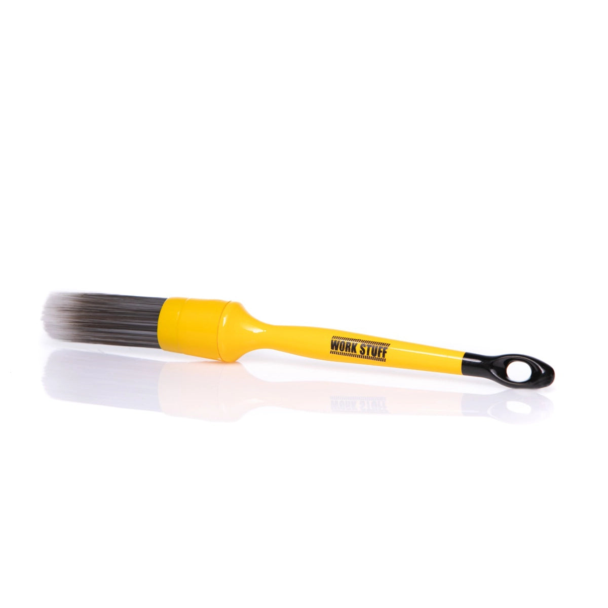 Work Stuff Detailing Brush Grey 24mm with soft synthetic bristles for interior detailing, pre-washing, and wheel cleaning.