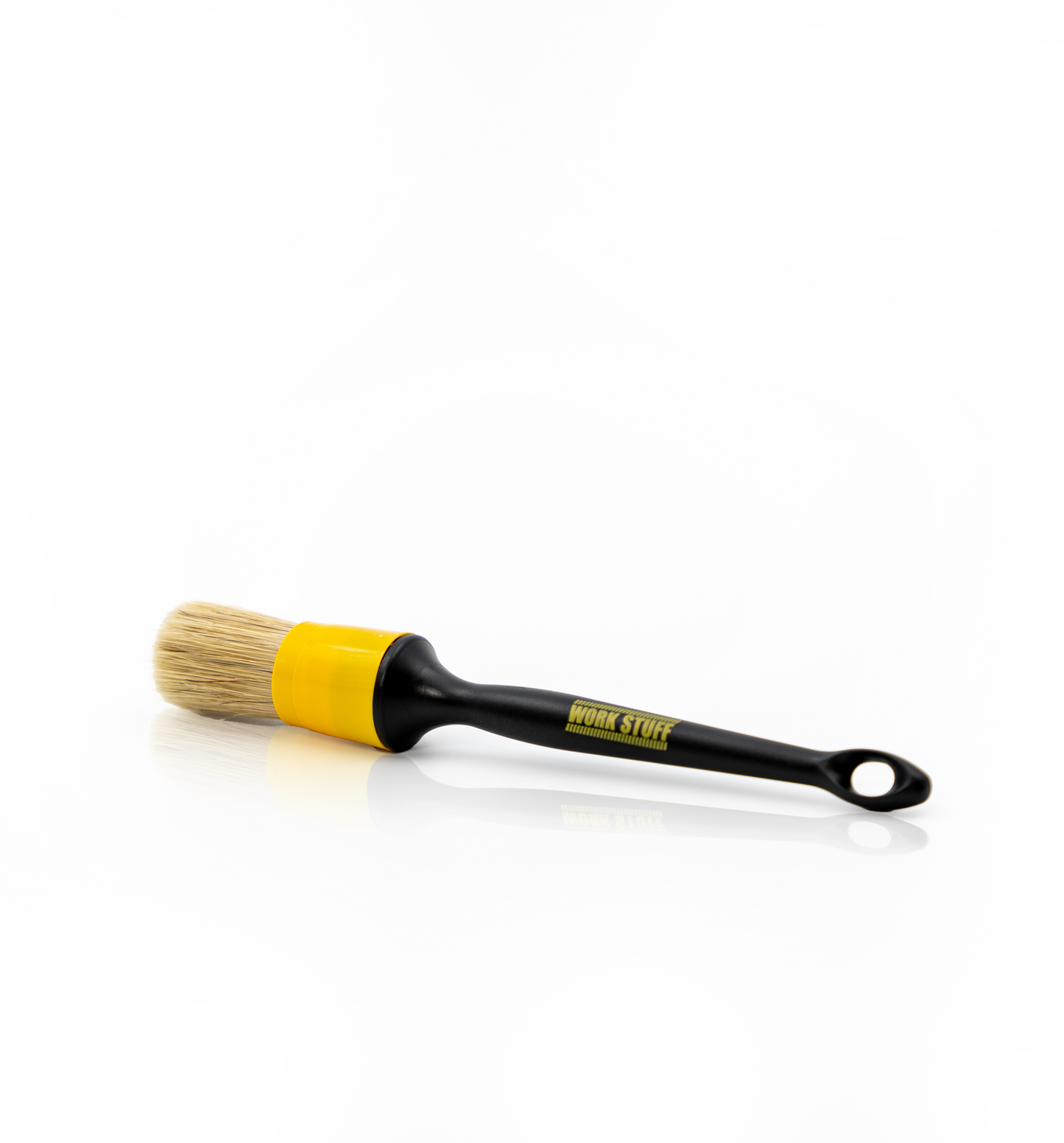Work Stuff Detailing Brush Short 30mm for deep car cleaning, featuring durable bristles and an ergonomic grip for professional detailing results.