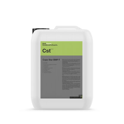 10 kg Koch Chemie Copo Star BMP-T Precleaner T with thick foaming action and corrosion inhibitors for safe, thorough vehicle cleaning.