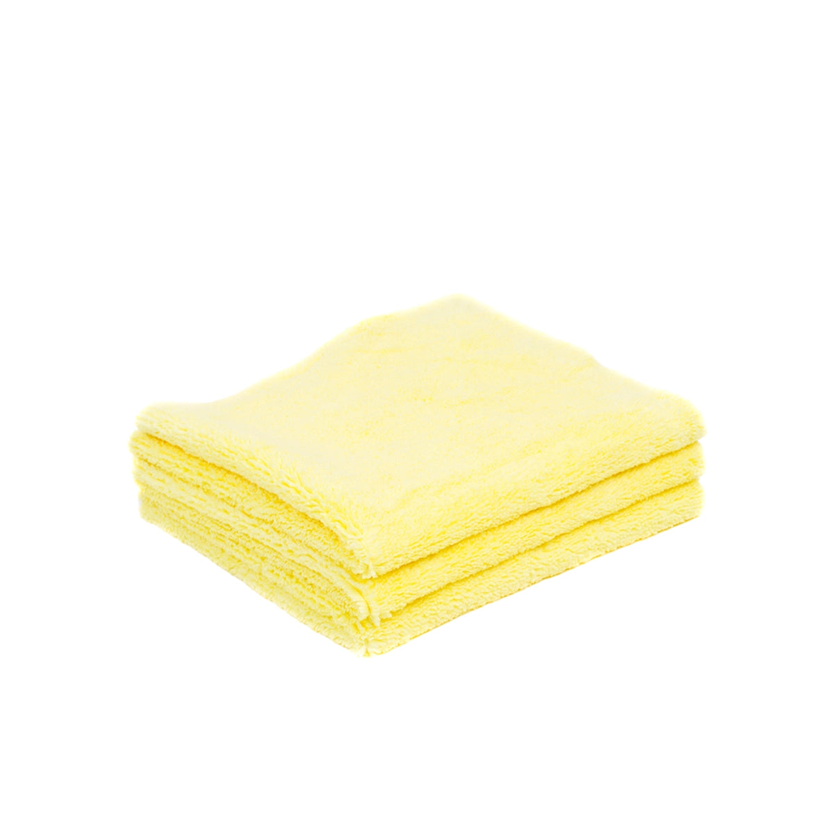Poshlyf Microfiber Cloth Edgeless-Duo Type 40cm x 40cm Light Yellow 380 GSM