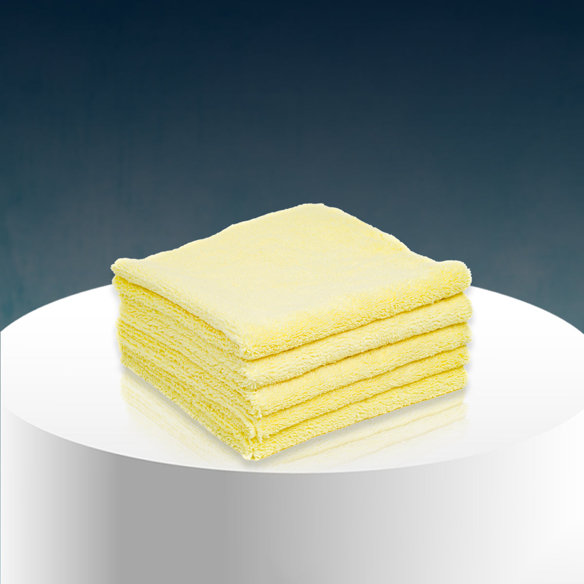 Poshlyf Microfiber Cloth Edgeless-Duo Type 40cm x 40cm Light Yellow 380 GSM
