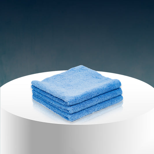 Poshlyf Microfiber Cloth Edgeless-Duo Type 40cm x 40cm Blue 380 GSM