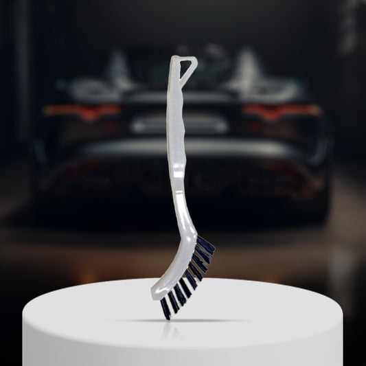 MenzaPro Foam Pad Cleaning Brush with strong nylon bristles for effective pad maintenance and extended pad life.