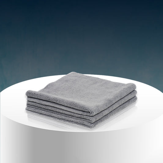 Poshlyf Microfiber Cloth Edgeless Ultrasonic Cut 40cm x 40cm Grey 380 GSM