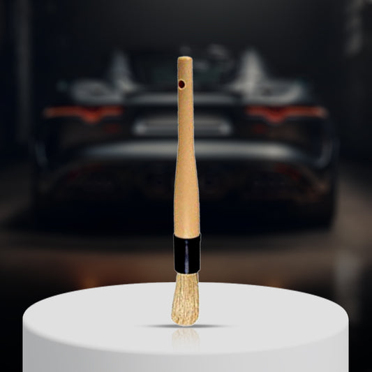 MenzaPro A/C Vent & Dash Cleaning Brush with soft bristles, designed for cleaning car dashboards, vents, and speakers without scratching delicate surfaces.