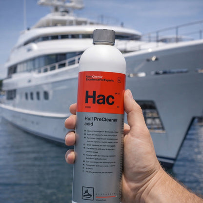 Koch Chemie Hull PreCleaner Acid Pre-Cleaner on ship background