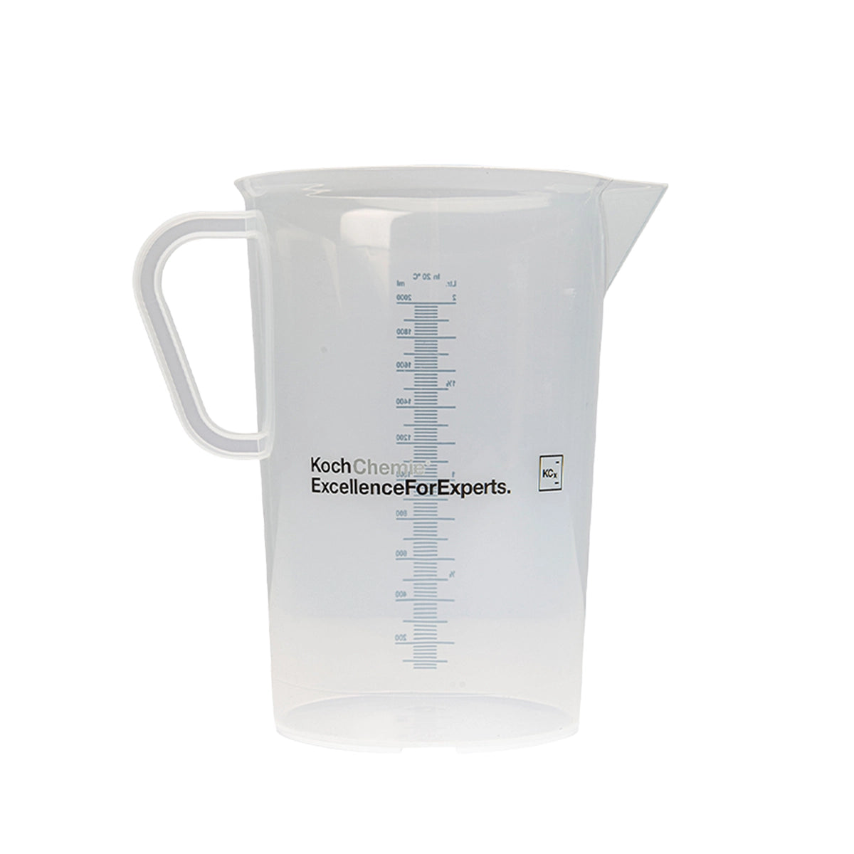 High-quality Koch Chemie Graduated Jug 2Ltr made in Germany, designed for accurate measurement in auto detailing tasks.