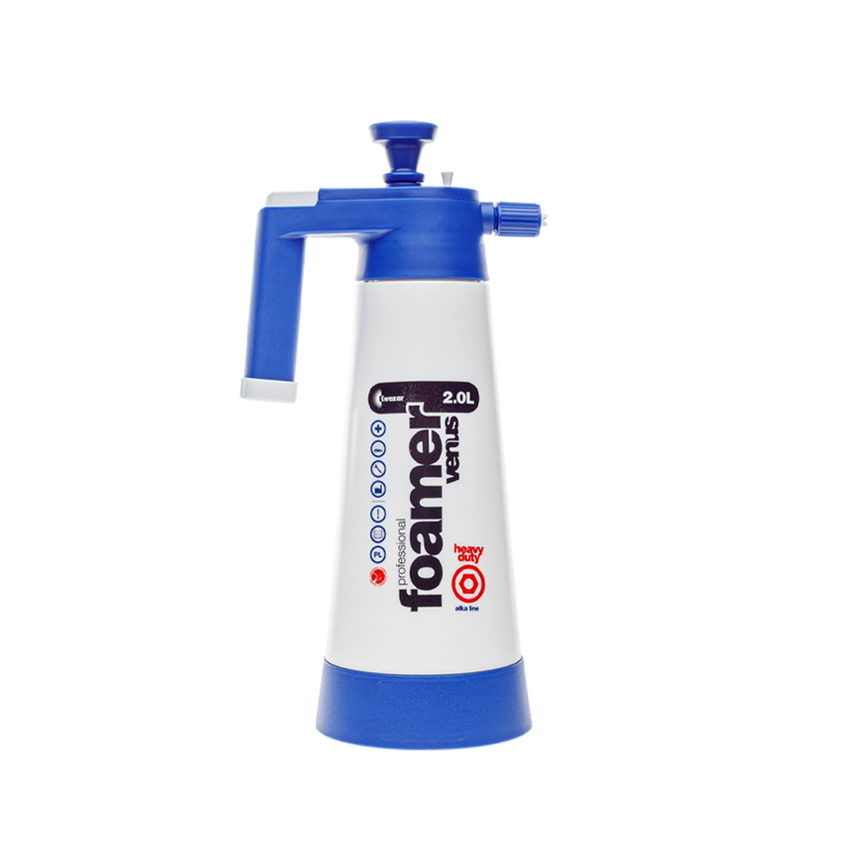 Koch Chemie DPZ Venus Super Foamer 2.0 Ltr, high-performance foam sprayer with 2-liter capacity, perfect for snow foams and rim cleaners.