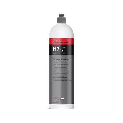 Schleifpaste H7.01 heavy-duty polish, ideal for automotive paint reconditioning and removing sanding traces up to P2000 grain.