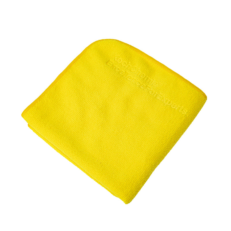 Blue Koch Chemie Pro Allrounder Towel with ultrasonic edges, ideal for polishing and vehicle upkeep.