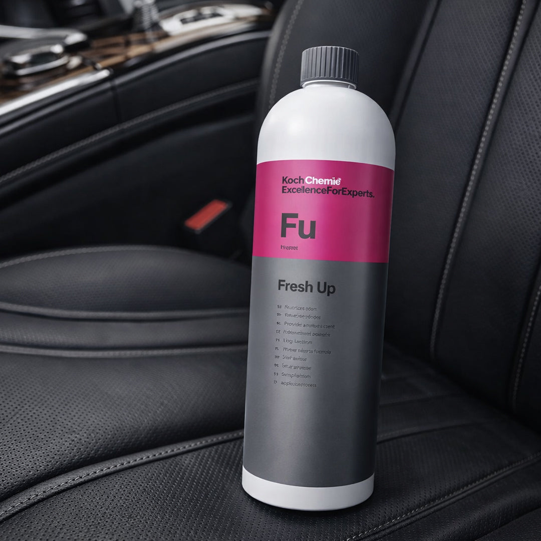 Koch Chemie Fresh Up 1Ltr Vehicle Air Fresheners on car inside background