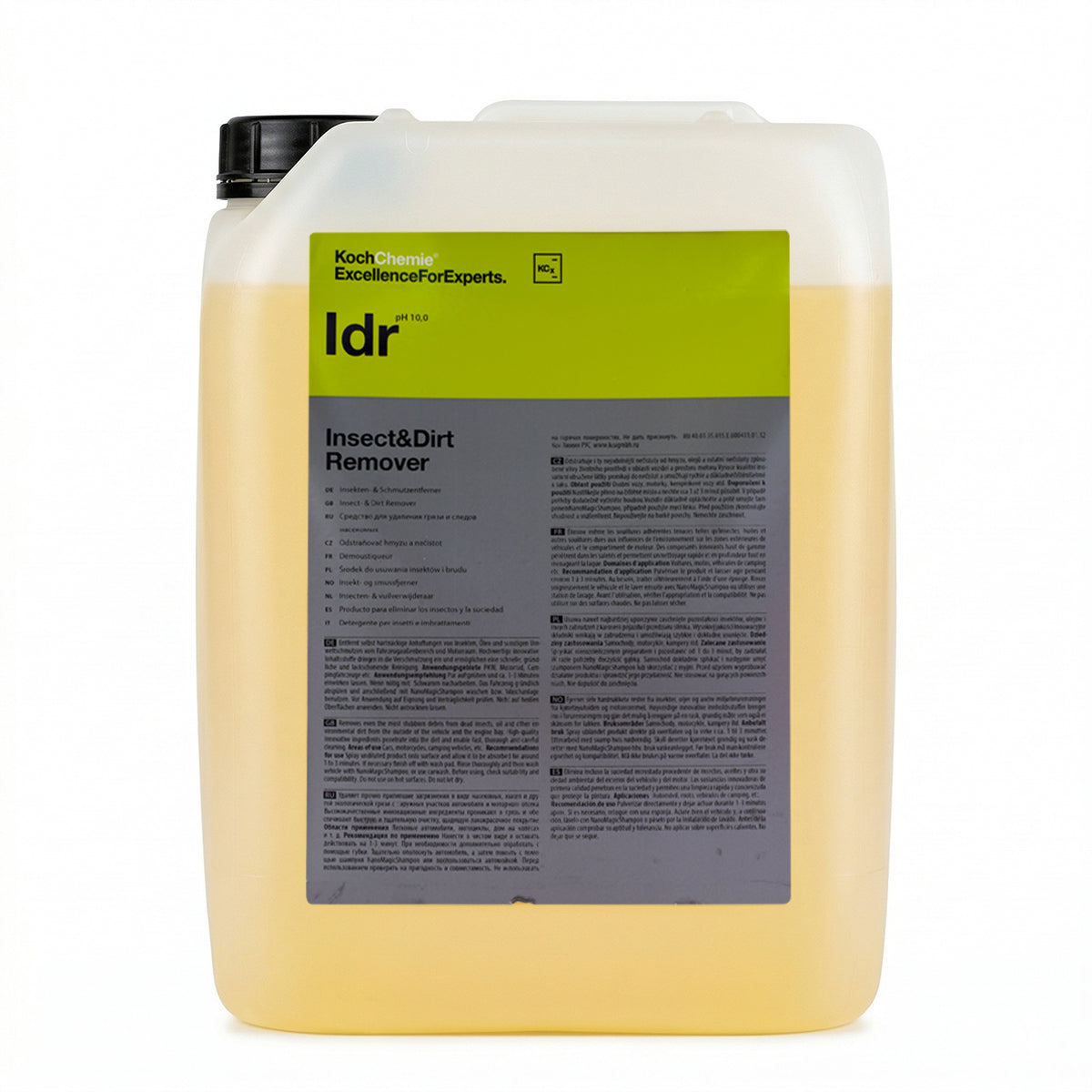 Koch chemie Insect&Dirt Remover 10L Insect&Dirt Remover side left view on white background